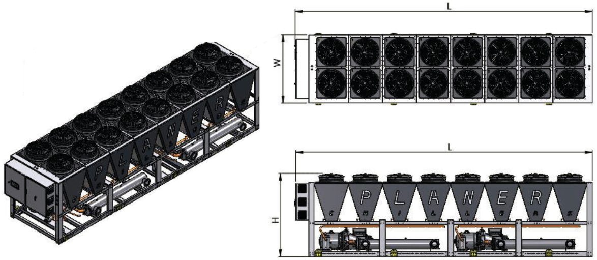 P-801 YHA-V LS — Technical drawing